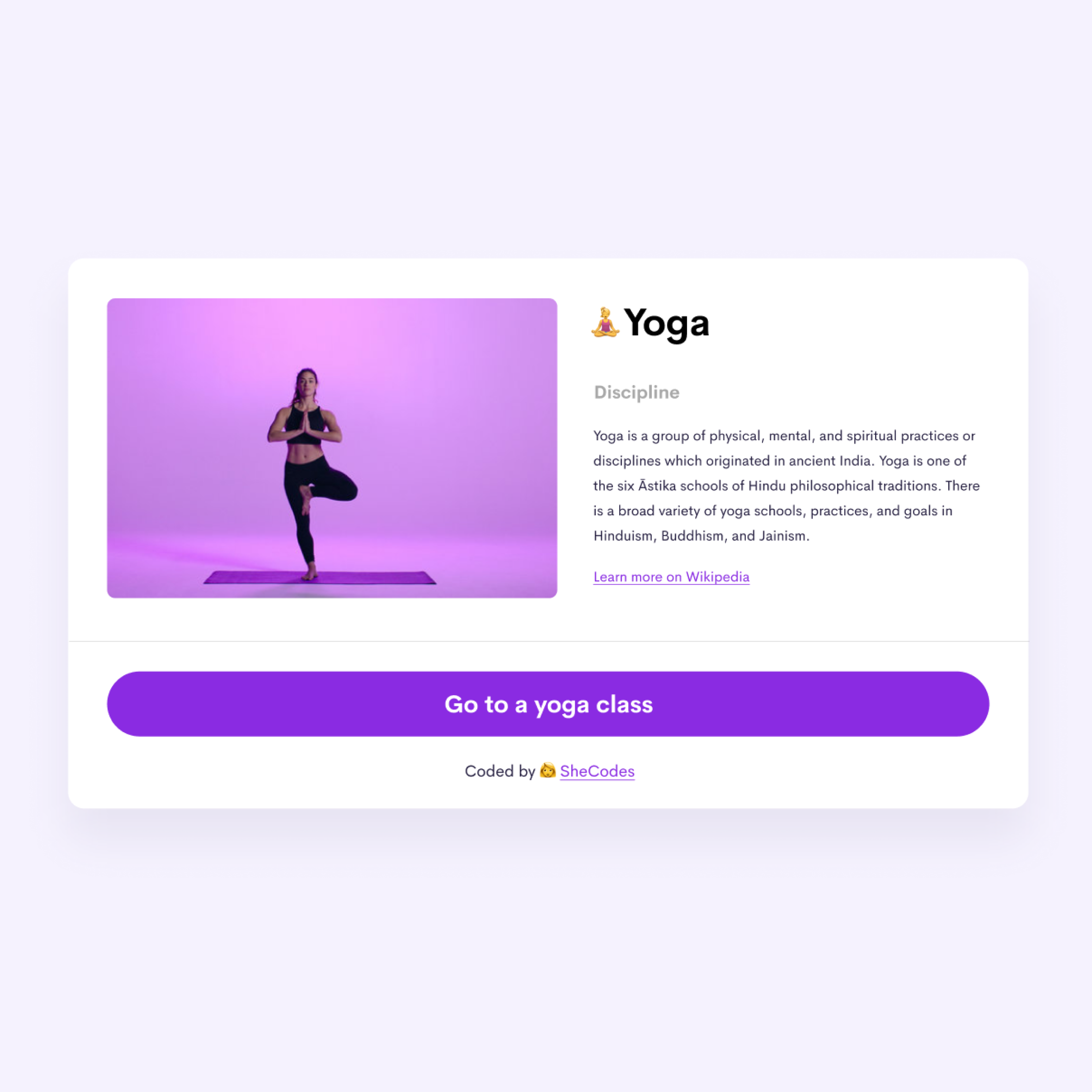 yoga app by Mozhgan